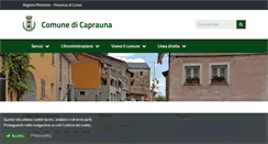 Desktop Screenshot of comune.caprauna.cn.it